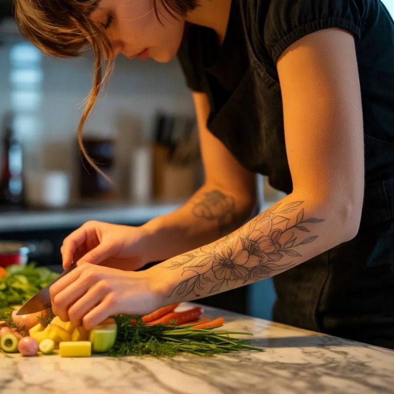 Preparing Food While My Tattoo Heals