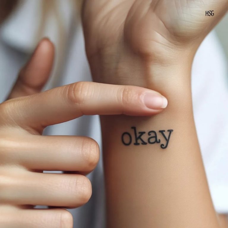 I Touch This Tattoo When I’m Nervous and I Don’t Know Why