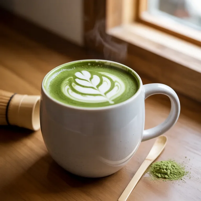 Holding a Warm Matcha While Wearing Something Structured